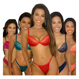 Kit 10 Conjuntos Lingeries