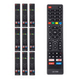 Kit 10 Controle Remoto Compatível Com Philco Smart Tv Ptv32g