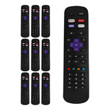 Kit 10 Controle Remoto Para Tv Semp Tcl Toshiba Roku Smart