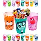 Kit 10 Copos Para Festa Infantil E Decoração Tema Do Filme Divertida Mente Capacidade 320ml