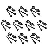 Kit 10 Cordas De Pular Em PVC Com Rolamento Yangfit