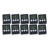 Kit 10 Cronômetro Timer Digital Temporizado Cozinha academia