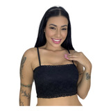 Kit 10 Cropped Renda