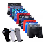 Kit 10 Cuecas Boxer Adulto