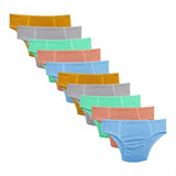 Kit 10 Cuecas Infantil Algodão Slip Conforto Atacado