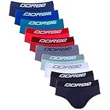Kit 10 Cuecas Slip Microfibra Dorbe Original Masculina Classica Cueca Tradicional Clássica Cavada Masculina Lisa Macia Confortável Poliéster BR Alfa M Regular Sortido 