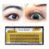Kit 10 Cx Cílios Tufos Sem Nó 10 Fios 0 10d Nesura Eyelas