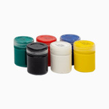 Kit 10 Cx Tinta Guache 6 Cores Dias Das Crianças Escolar 