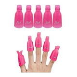 Kit 10 Dedeira Para Unhas Remoção De Gel Acrigel Fibra