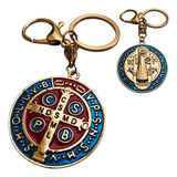 Kit 10 dez Chaveiros Medalha De São Bento