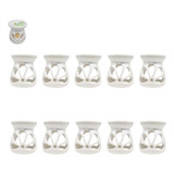 Kit 10 Difusor Aromatizador Cerâmica Vela Rechaud