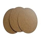 Kit 10 Disco Placa Redonda MDF Cru 3mm 20 Cm Artesanato