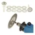 Kit 10 Disco Serra Diamantada 35mm Micro Retifica Acessorios