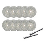 Kit 10 Discos De Corte Diamantados 22mm Micro Retíficas