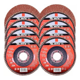 Kit 10 Discos De Lixa Tipo