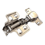 Kit 10 Dobradiça Pistão Amortecedor Reta Curva Armário 35mm