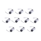 Kit 10 Driver Led Reator Fonte Para Plafon 8w 18w Nf e
