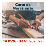 Kit 10 Dvds Curso De Marcenaria Em Videoaula
