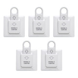 Kit 10 Economizador De Energia Para Hotel Airbnb Pousada Cor Branco