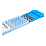 Kit 10 Eletrodo Tungstênio Tig 2 4mm 3 32 Vermelho 2  Tório