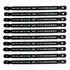 Kit 10 Enrolador De Linha Para Varas Telescópicas 215mm Cor Preto