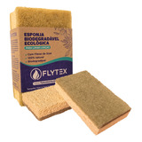 Kit 10 Esponja Biodegradável Ecológica Celulose Fibra Sisal