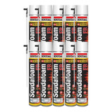 Kit 10 Espuma Expansiva Pro Foam Pu 750ml Soudal