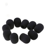 Kit 10 Espuma Microfone Bocal Lapela Headset Protetor