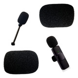 Kit 10 Espuma Microfone