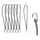 Kit 10 Extensor Elástico Corda Fixador Lona Caminhão 35cm
