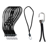 Kit 10 Extensor Elástico Corda Fixador Lona Caminhão 40cm