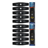 Kit 10 Faca Lâmina Roçadeira 2 Ponta 350mm Furo 1pol Saga