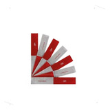 Kit 10 Faixa Refletiva Lateral Caminhão Trailer Carreta 3m Cor Vermelho Listrado