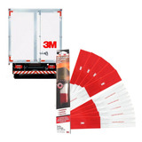 Kit 10 Faixa Refletiva Lateral Caminhão Trailer Carreta 3m