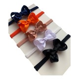 Kit 10 Faixas Cabelo Bebê Na Meia Seda Rn Brinde