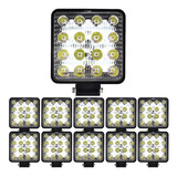 Kit 10 Farol Milha 16 Led