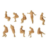 Kit 10 Figura Humana Esc 1 87 H 2cm 1 87 Praça Sentados