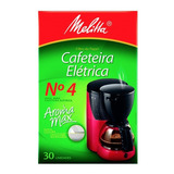Kit 10 Filtro De Papel Para Cafeteira N 4 Melitta 30 Und cad