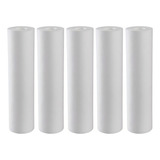 Kit 10 Filtro Refil Cartucho Polipropileno Liso 10 1 Micra Cor Branco