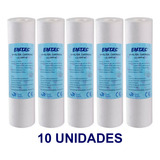 Kit 10 Filtro Refil Cartucho Polipropileno Liso 10 5 Micras