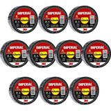 Kit 10 Fita Isolante 3m Adesiva Imperial 18mm X 20 Metros