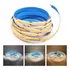 Kit 10 Fita Led Cob Branco Quent 3000k 5mts 8mm 252 Leds/m 12v Ip20 Cor Da Luz Branco-quente 3000k