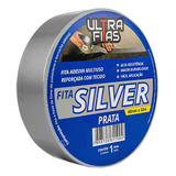 Kit 10 Fita Silver Tape 50mm X 50m Branca Cinza Ou Preta Lisa
