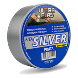 Kit 10 Fita Silver Tape 50mm X 50m Branca Cinza Ou Preta Lisa