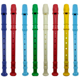 Kit 10 Flauta Doce Infantil Sortida