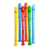 Kit 10 Flautas Doce Infantil Brinquedo