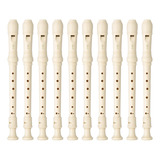 Kit 10 Flautas Doce Soprano Germânica Em C Yrs 23 Yamaha
