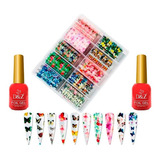 Kit 10 Foils 02 Colas Para Foil Unhas Decoradas Gel Acrigel