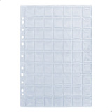 Kit 10 Folhas Moedas 63 Bolsos Pvc 32x24cm Pro