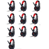Kit 10 Fone Ouvido Headset Jogo Gamer Microfone Pc Notebook